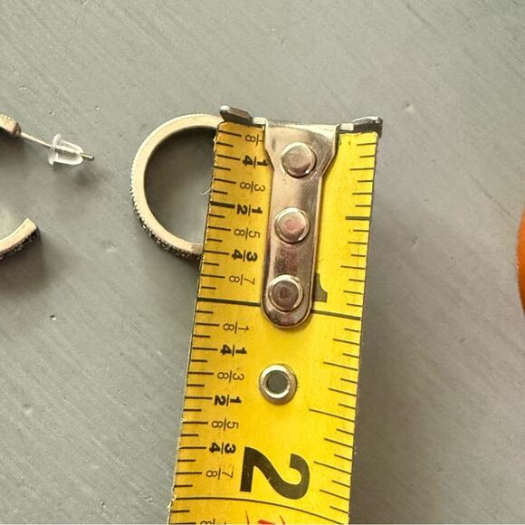 Judith Jack 925 Sterling Silver Hoop Earrings - Picture 5 of 13